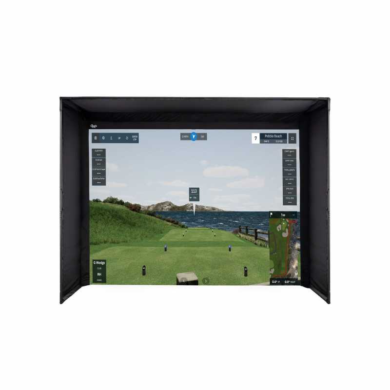 CARL'S PLACE DIY Golf Simulator Enclosure Kit with Premium Impact Screen