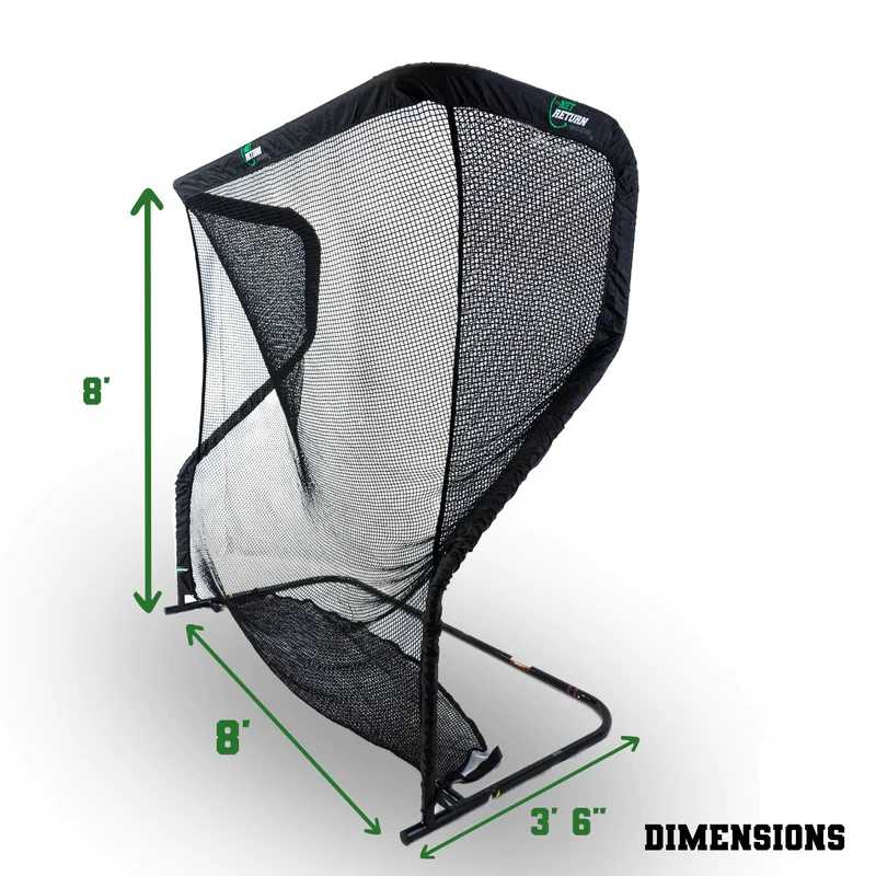 THE NET RETURN Large Pro Series Golf Net